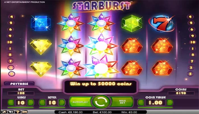 10 gratissnurr på Starburst är populärt